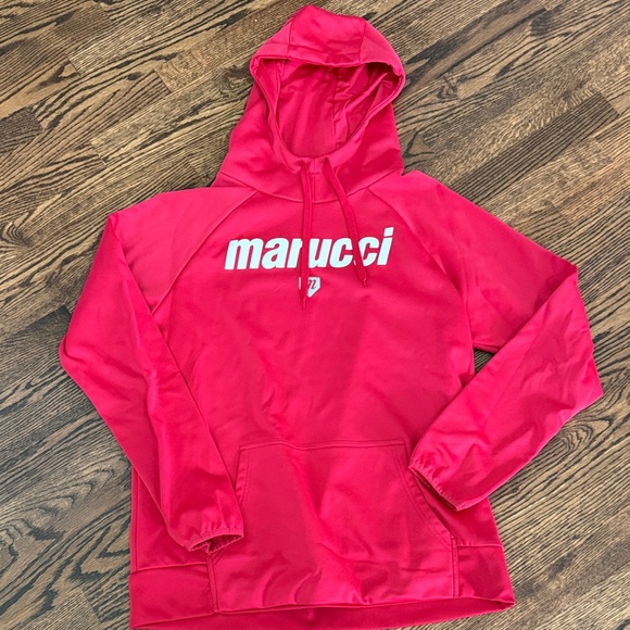 Marucci Red Hoodie Sweatshirt for Men - Picture 1 of 4